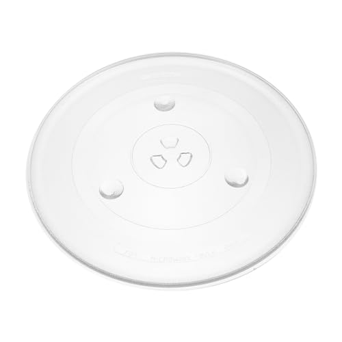 Hemobllo Microwave Oven Glass Turntable Plate Oven Replacement Tray Heat Resistant Food Safe Easy to Use