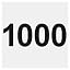 White 1000g