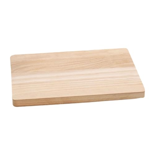 JISADER Tablero de Madera Panel Versátil Tabla sin Barnizar Superficie para Manualidades Base para Crear con Textura Lisa Adecuado para Carpintería Y, 40cmx20cm