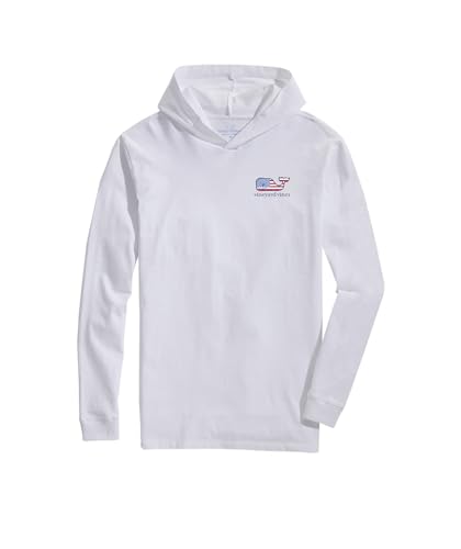 vineyard vines Men's Long-Sleeve Americana Vintage Whale Hoodie Tee2