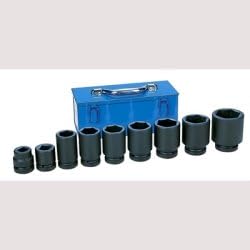 Grey Pneumatic Grey Pneumatic 9161D 1" Drive 9 Piece Large Truck/OTR Set
