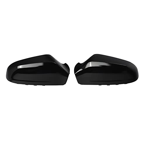 Couvertures de rétroviseur noir brillant Riloer, coque de rétroviseur latéral, convient pour V-auxhall O-pel A-stra H 2004-2009, 6428200 6428199