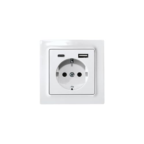 Prise avec contact de protection Eltako finition haut de gamme RAL 9016