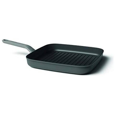 Berghoff 3950177 Grillpfanne 28 cm, Antihaftbeschichtung, Körper Aluminium, ergonomischer Griff Cover