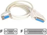 Amazon.com: 10FT at Serial Cable DB9F to DB25F : Electronics