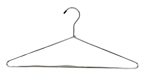 Deluxe Chrome Metal Hanger (Box of 5)