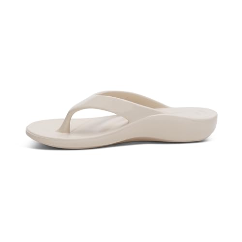 Image of Aetrex Maui Orthopedic Flip Flops for Women Arch Support - Pressure Relief Water-friendly Shock Absorption Super Soft UltraSky EVA Foam Flip Flops