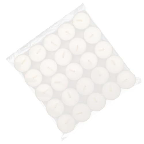 ERINGOGO 50 Pack Unscented Smokeless Tea Lights Candles 8 Hour Burn Time Perfect for Wedding Decorations Events Parties