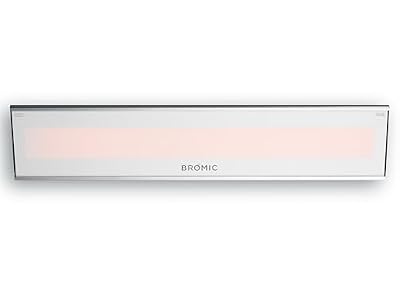 Bromic Platinum Smart Heat Marine 2300W Electric Patio Heater - Radiant Infrared, 220V-240V, White Finish - BH0320017