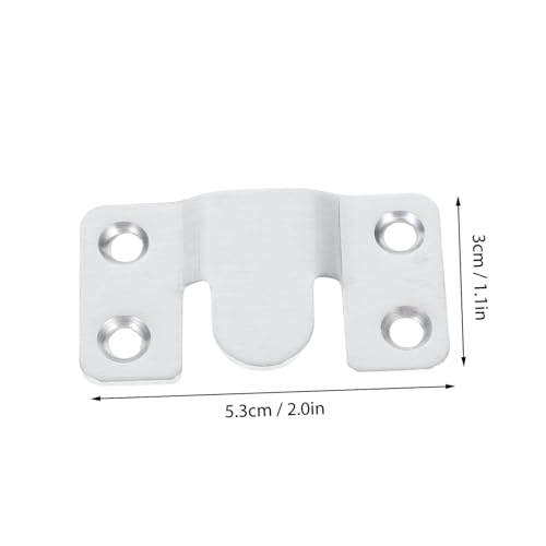Image of DOITOOL 4pcs Picture Frame Hangers Wall Mount Brackets Stainless Steel Buckles Mirror Hooks Secure Hanging Decorative Hardware