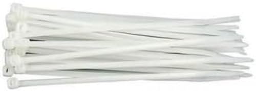 VOREL 73882 - ataduras de cables 96x2.5mm 100pcs / blanco /
