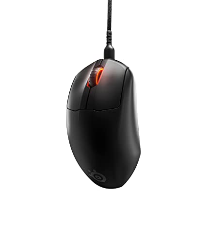 Image of SteelSeries Prime Mini FPS Gaming Mouse USB-C - 18000 CPI TrueMove Air Optical Sensor, 5 Programmable Buttons - Optical Magnetic Switches, Brilliant Prism RGB Lighting, Mini Form Factor Black- 62421