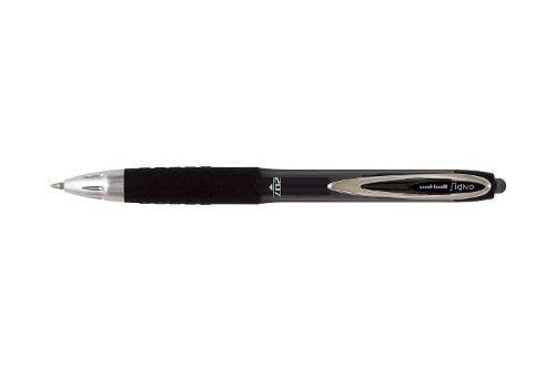 Signo Gel RT UMN-207 Rollerball Pen - Black, Pack of 14