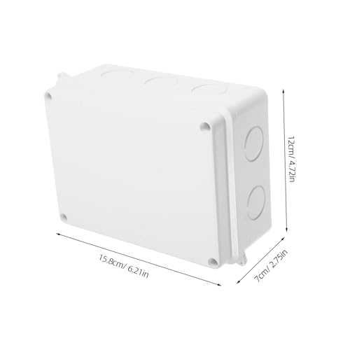 Boîte de jonction étanche boîtier de câblage blanc 150x110x70 mm - 2