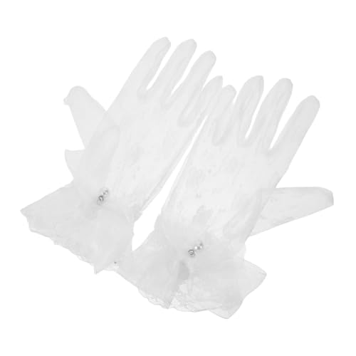 Guantes de encaje elásticos de diseño vintage transpirable pack de 2 piezas 1