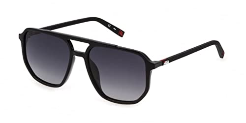Fila SFI312 Occhiali, Total Shiny Black, 57 Uomo, Total Shiny Black, 0