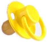 Little Wonders - Latex Cherry Soothers Dummies Pacifiers (1 x Yellow)