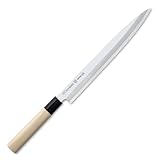 CUCHILLO DE ACERO INOXIDABLE CON MANGO DE MADERA DE ARCENIPON YANAGIBA 30 cm 3C