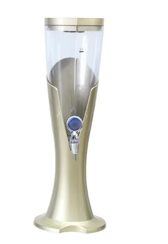 Muderu ビールサーバー 業務用 ドリンクサーバー 大容量 ワイン樽 ウイスキーディスペンサー 飲料水バケット 北欧 冷水筒 ABS素材 透明1.5L 3L 耐久性 蛇口付き つららあり 貯蔵容器 梅酒 ジュース ウィスキー テキーラ保存容器 清バー屋