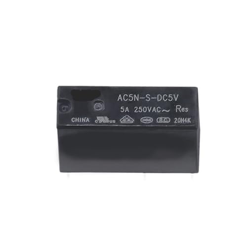 Relais AC5N-S-DC5V 5V 5A résistant aux surcharges pour circuit à 4 broches