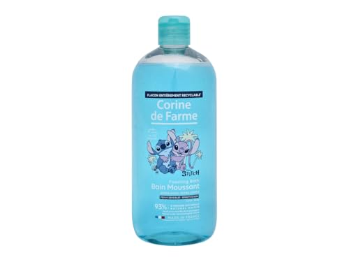 Corine de Farme - Bain Moussant Disney, Stitch - Gel Douche Sels Marins pour Enfant dès 3 Ans -...