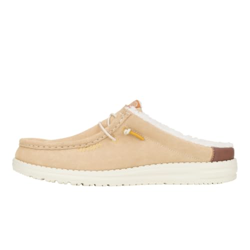 Basket HEYDUDE Wally Slip homme, chaussure toile stretch ultra légère et confortable