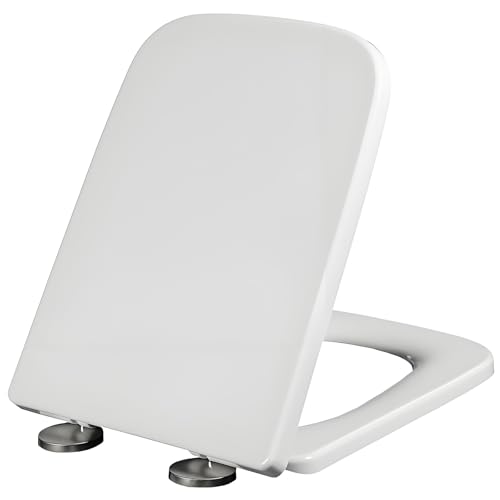 Extra Large Square Toilet Seat, 15 inch Wide, Urea Formaldehyde