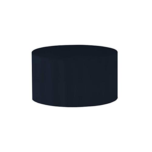 Holi Europe - Funda protectora para mesa de jardín (ovalada, 170 x 100 x 70 cm), color negro