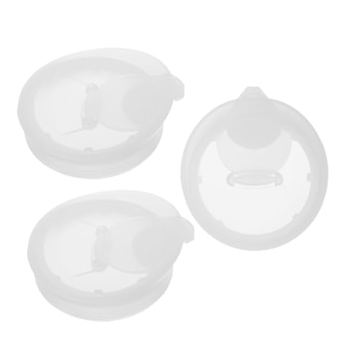 Gatuida 3piezas Tapa De Jarra De Agua Tapas De Plástico Resistentes Salpicaduras De Repuesto Para Jarra De Bebidas De Vidrio Para Bistró De Agua Fría