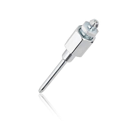 Savita Grease Needle Nozzle, Bearing Grease Needle with Hardened Steel Head Threaded Narrow Needle Lubricator Adapter Grease Gun Needle Tip for Lubricating Flush and Hydraulic Fittings
