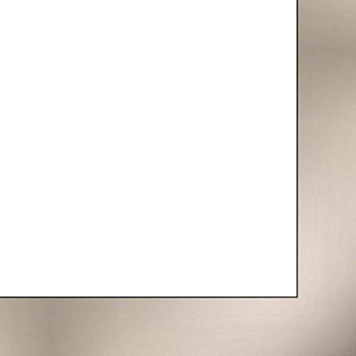 Picture Frame Moulding (Wood) 100ft Bundle - Contemporary Pewter Finish - 1.5