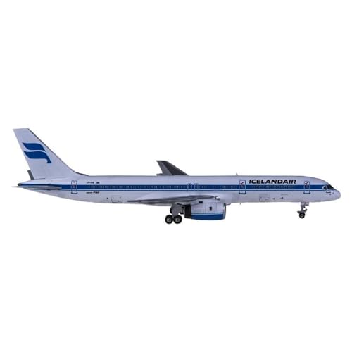 Modelo de avión Boeing 757-200 TF-FII Icelandair a escala 1:400 de metal fundido