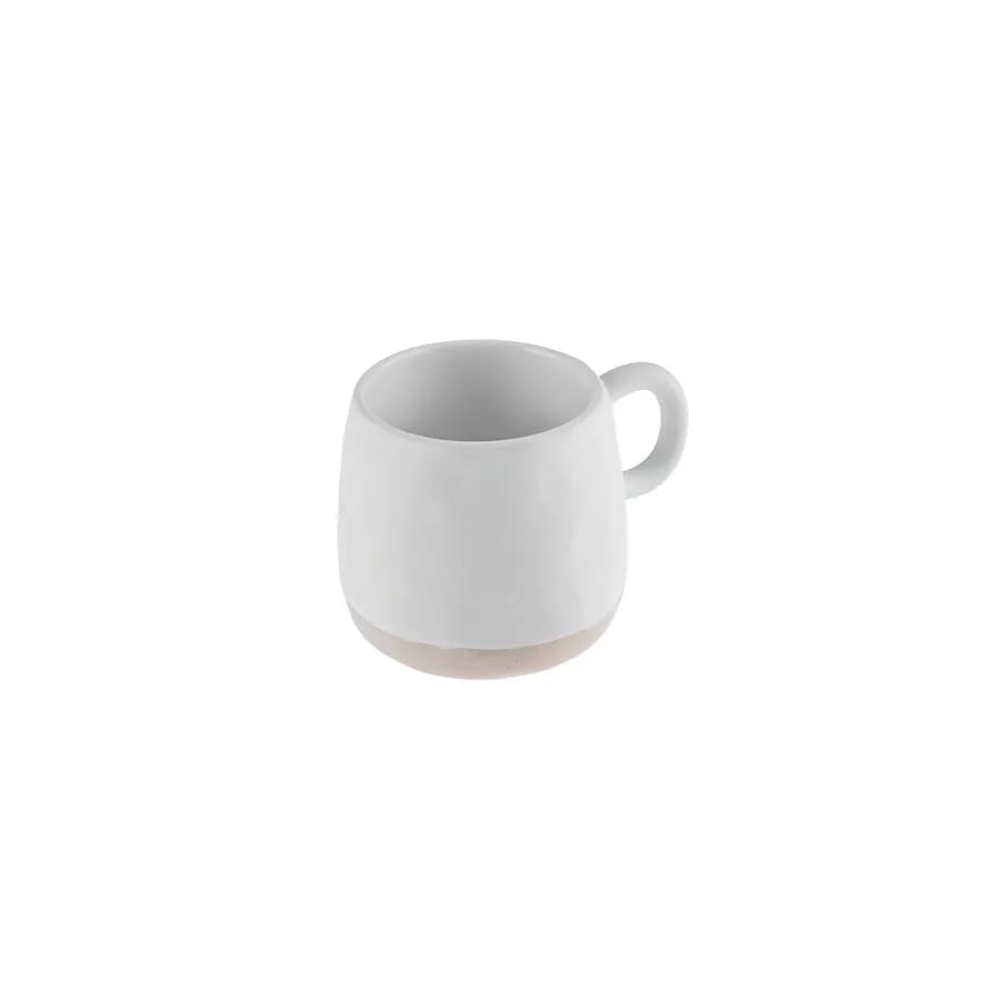 Set 4 Tazzine Da Caffè Turco Karaca Fika In Gres - 120 Ml, Bianco Multicolore, Per Espresso - 6