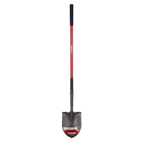 Radius Garden 58-In Steel Handle Round-Point Shovel