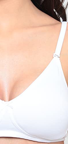 Image of Laavian Women's Cotton Non Padded Non-Wired Regular T-Shirt Bra