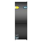 Cecotec Frigorifero Combinato 322L Bolero CoolMarket Combi 322i Dark D. Altezza 185,5cm, Larghezza 59,5cm, Tecnologia Multi Airflow, HumidityFlex HUB, LED Interno