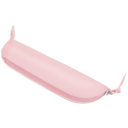IWOWHERO Portapennelli Trucco da Viaggio in Silicone Morbido con Cerniera Custodia Compatta e Protettiva Anti-polvere Design Ergonomico e Colori Vivaci per Donna