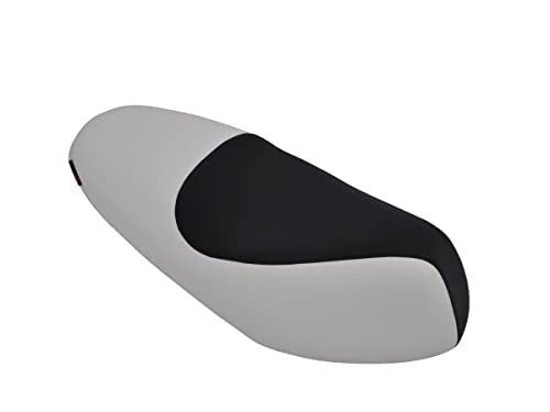 Housse de selle pour Aprilia Sportcity One 50/125 noir et gris
