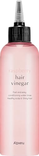 A’PIEU Raspberry Hair Vinegar Rinse - Scalp Clean & Detox for Oily and Itchy Scalp, Buildup & Dandruff Scalp Treatment, pH-Balancing for Fresh and Shiny Hair. Korean Haircare. 6.76 fl oz