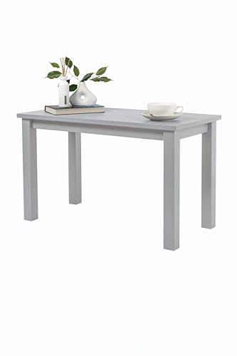 hagge Home Couchtisch Holz 75x38 Wohnzimmertisch Holz Coffee Table Sofatisch Wohnzimmer Sofa Tisch Couch Tisch Klein Kaffeetisch Modern Couchtisch Rechteckig Holztisch Wohnzimmer Grau