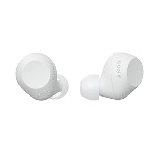 Sony WF-C710N Auriculares inalámbricos Noise Cancelling, Ligeros, Controles táctiles, Conexión Multipunto, IPX4, hasta 40 Horas de batería, Carga rápida, compatibles con iOS y Android – Blanco