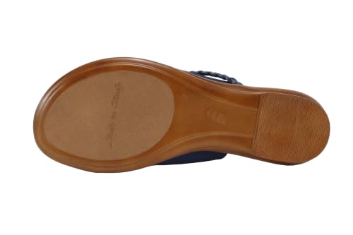 Image of ITALIAN Shoemakers Womens Cari Low Braided Strap Sandal for Women