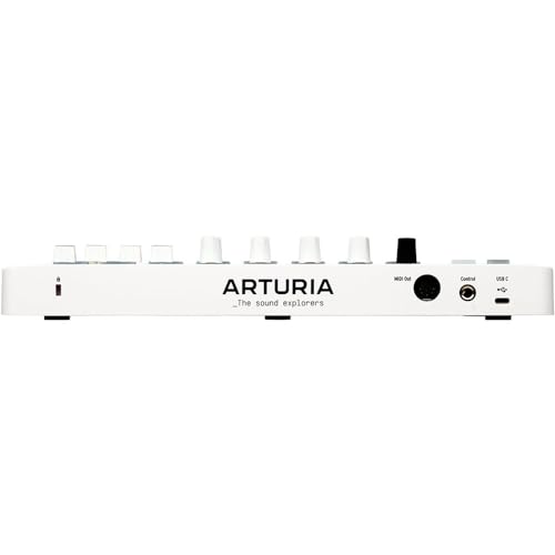 Arturia BART231501-001 Minilab 3 Compact Midi Keyboard And Pad Controller (White) Bundle thumb #4