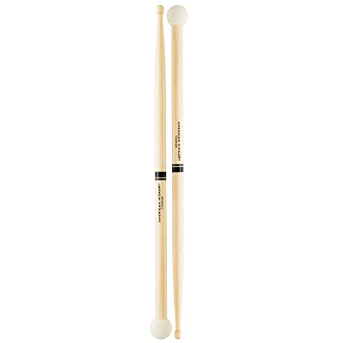 Promark Hickory Txsd5W Light Multi Percussion Stick, Wood Tip, Felt Butt #TOP3