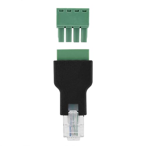 3-pack Ethernet RJ11 6P4C Hane till 4-stifts Terminaladapter