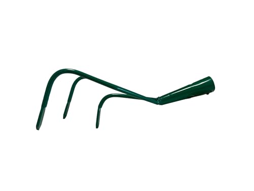 Coltivatore a 3 denti con canna conica diametro canna 28 mm lunghezza 21 cm senza manico