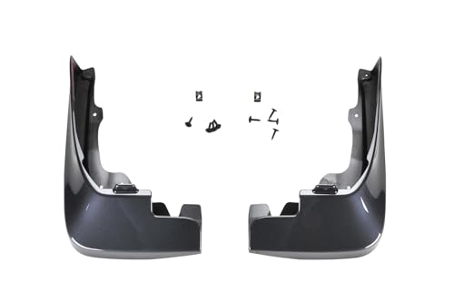 Image of GM Accessories 22867019 Front Molded Splash Guards in Cyber Gray Metallic