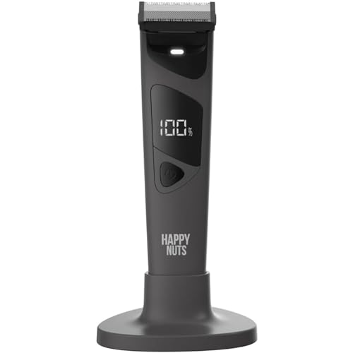HAPPY NUTS The Ballber Pro Electric Groin & Body Hair Trimmer for Men - Mens Body Groomer Kit for Privates - No Nick Ball Shaver & Pubic Hair Trimmer