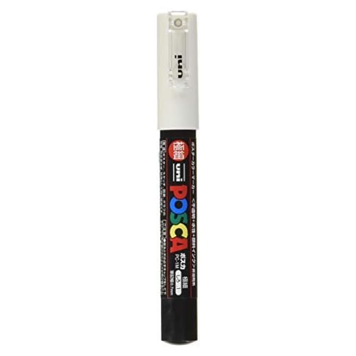 Posca 204355 Marcador Posca Punta Extrafina 0,7-1 Mm Tamaño - Blanco, Color - 0.7 Mm