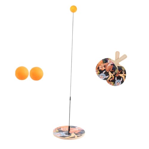 Happyyami 1 Juego Entrenador De Tenis De Mesa Juguete Accesorios Kits De Arte De Arena para Junta Juegos De Jugar Juego De Pesca Magnético Divertido De Madera